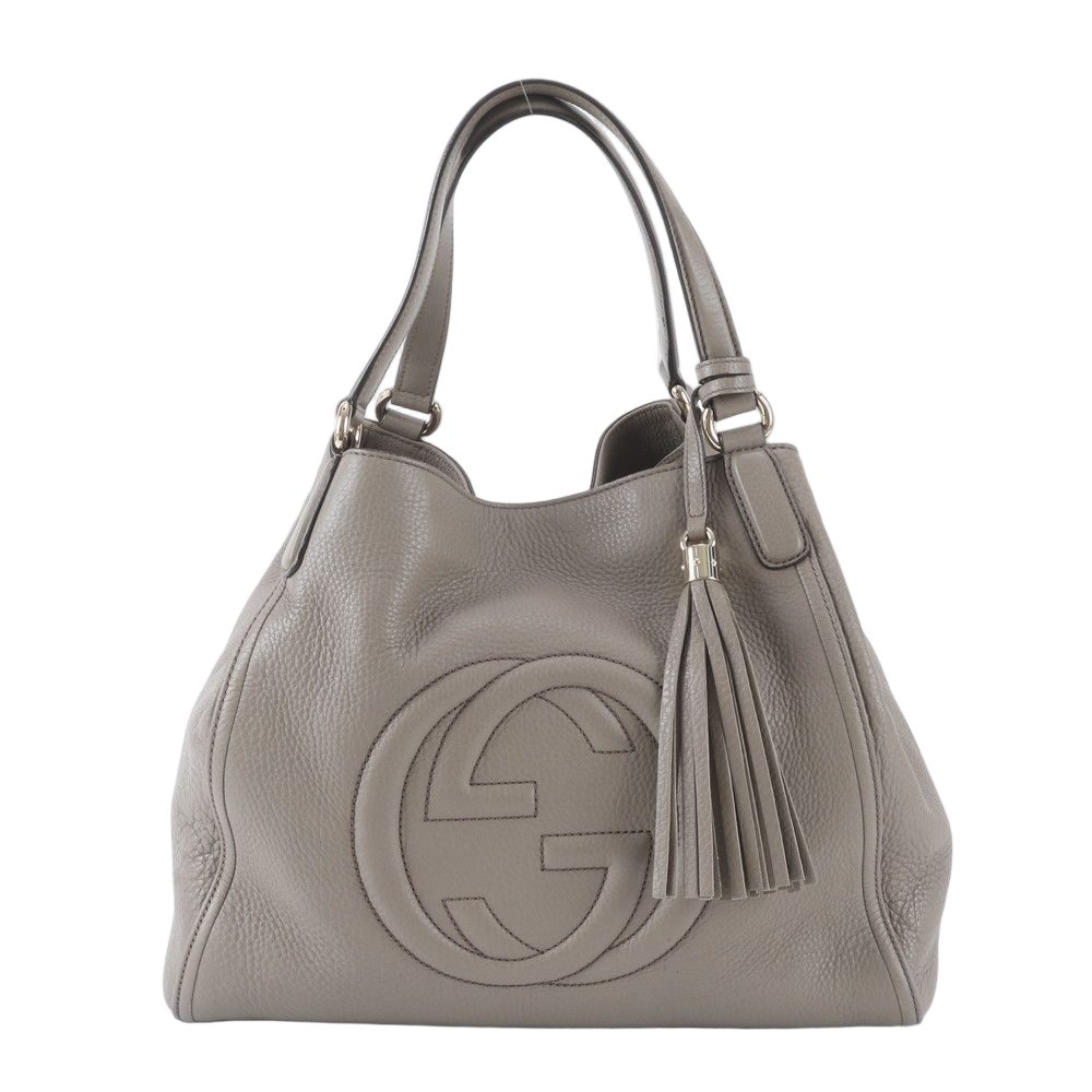 Gucci Soho Interlocking Leather Tote Hand