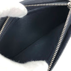 Louis Vuitton Long Wallet Portefeuille Brazza Taiga Dark Navy Silver Hardware — view 7