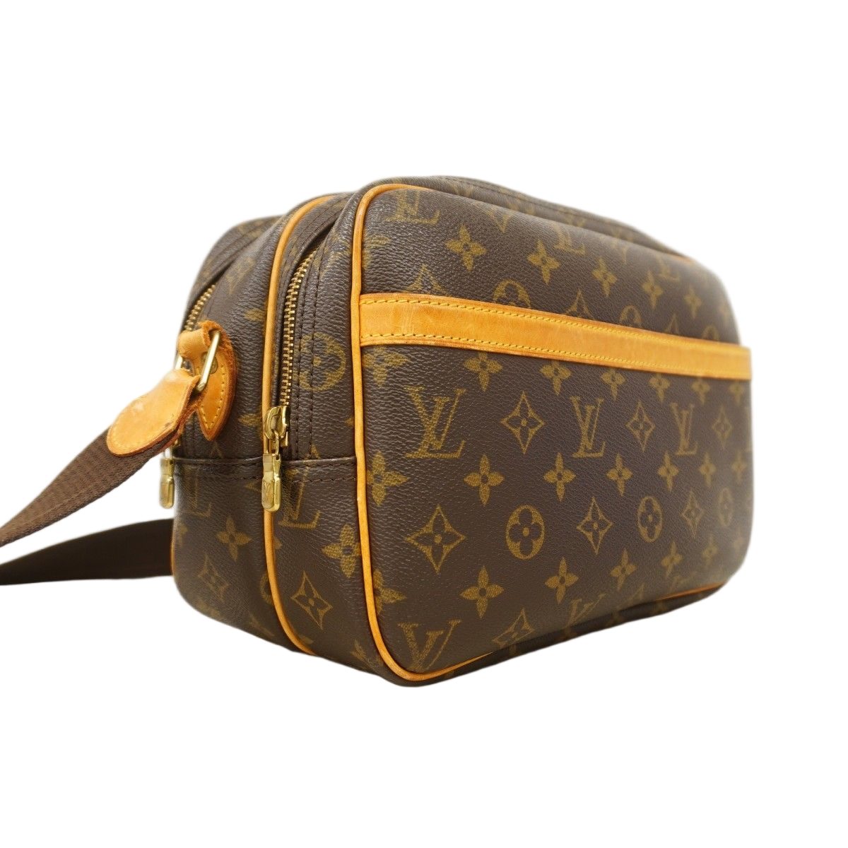 Louis Vuitton Shoulder Bag Monogram Reporter PM Brown — view 2