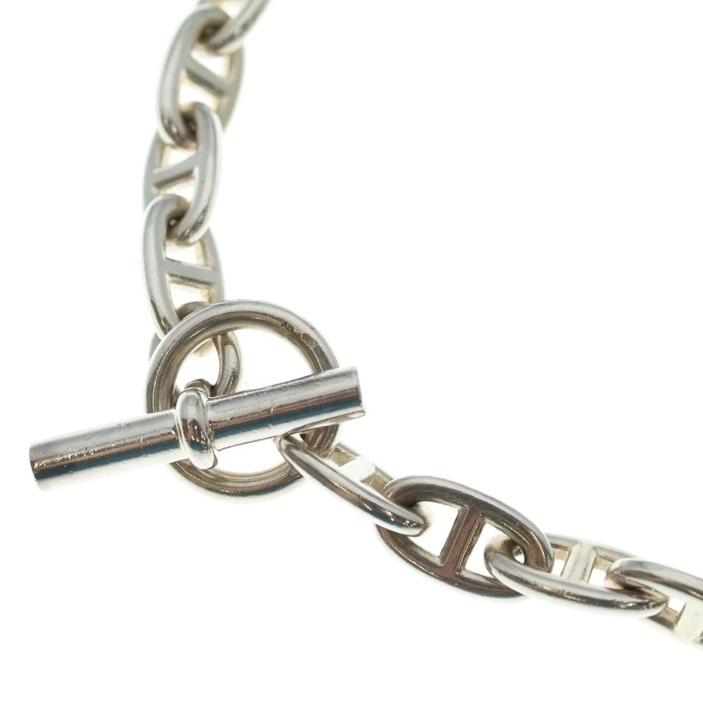 Hermes Chaine D'ancre GM Necklace Pendant Chain Silver 29 Pieces