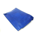 Loewe Clutch Bag Anagram T Pouch 5217 06 Blue Leather Gold Hardware — view 3