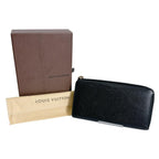 Louis Vuitton Taurillon Portefeuille Comet L-shaped Zipper Long Wallet
