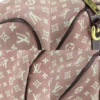 Louis Vuitton Handbag Speedy 30 Bandouliere Monogram Mini Lin Sepia — view 3