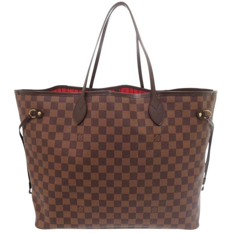 Louis Vuitton Neverfull GM Damier Brown Tote Bag 0434