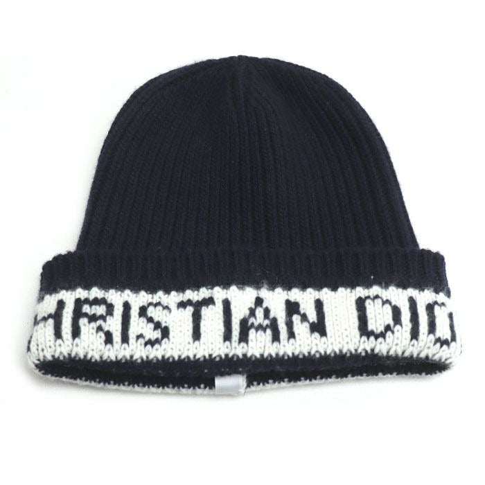 Dior Logo Knit Cap Navy 31 Noe714 Ixgh