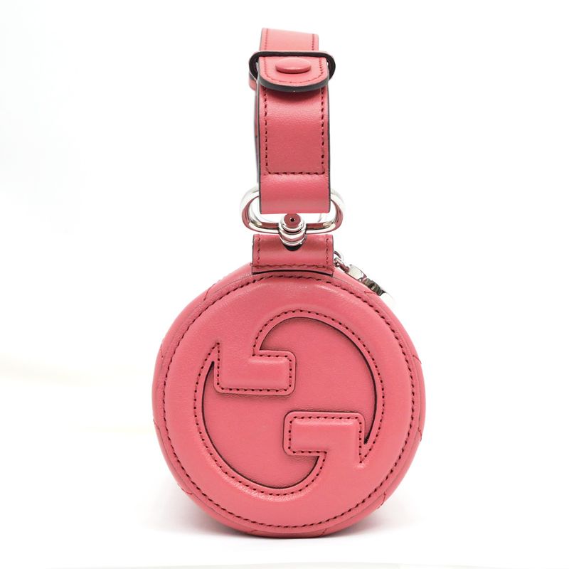 Gucci Blondie Mini Shoulder Bag one Pink Leather — view 5