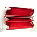 Louis Vuitton Epi Zippy Wallet Round Zip Long Coclico Red — view 8