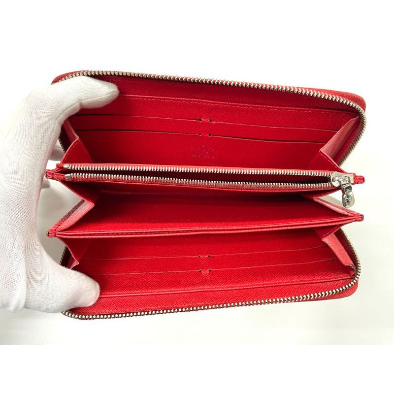 Louis Vuitton Epi Zippy Wallet Round Zip Long Coclico Red — view 8