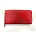 Louis Vuitton Epi Zippy Wallet Round Zip Long Coclico Red