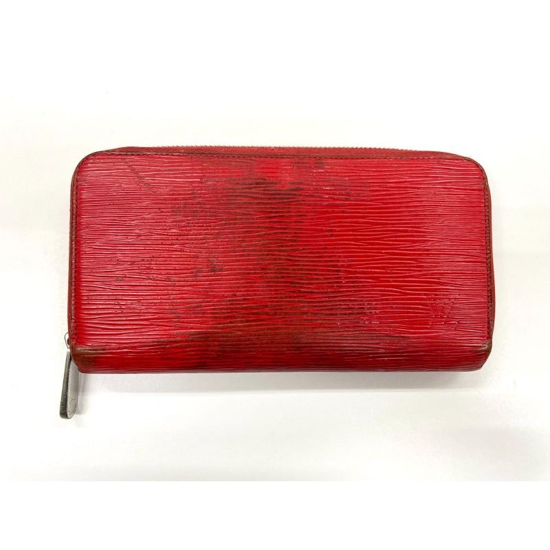 Louis Vuitton Epi Zippy Wallet Round Zip Long Coclico Red