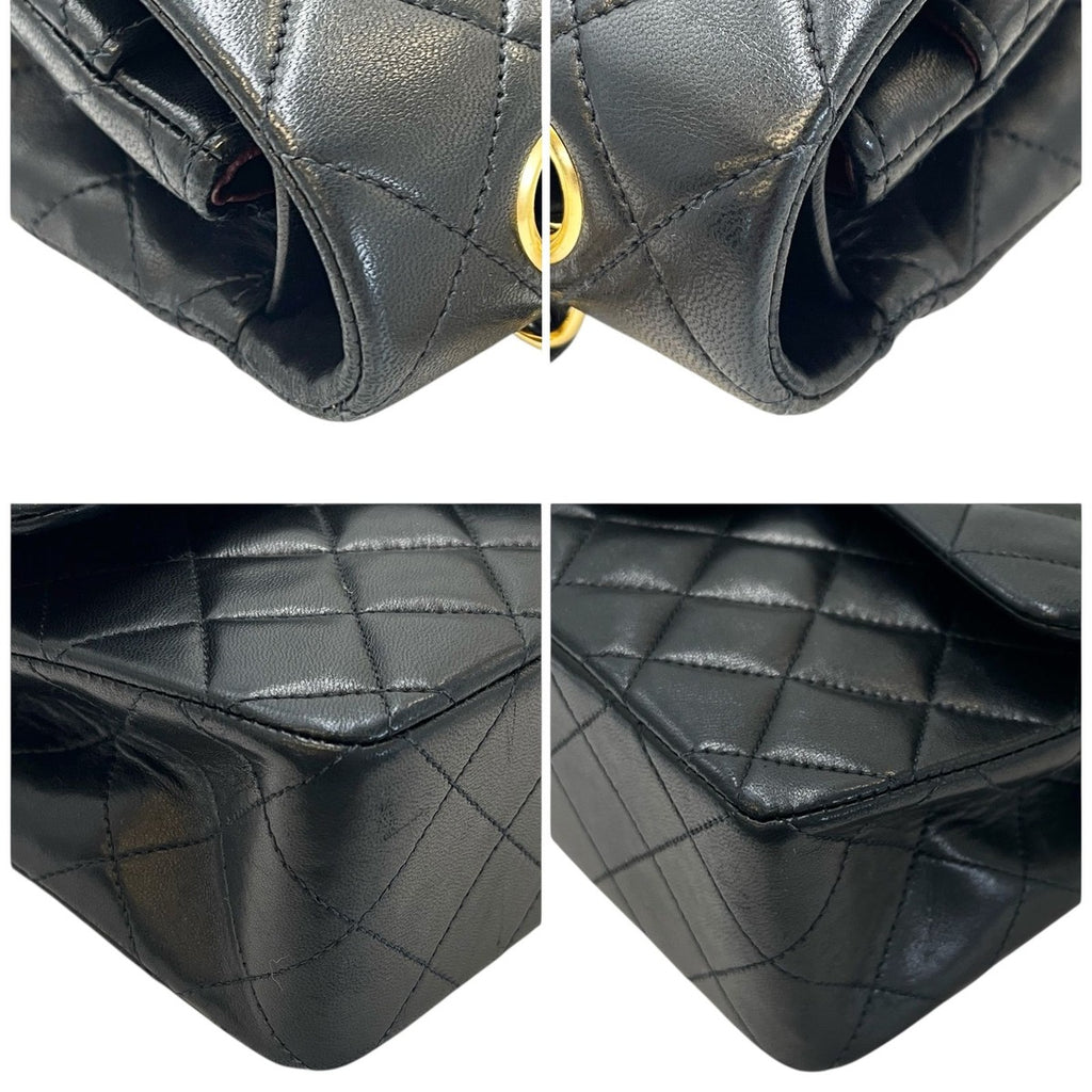 Chanel Shoulder Bag Quilted Double Flap Lambskin — view 3
