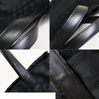 Chanel New Travel Line MM Black Gold Nylon Leather Tote Bag — view 7