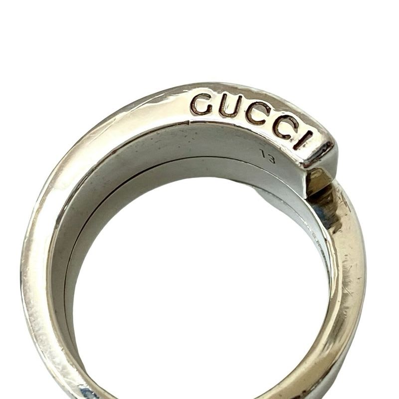 Gucci Spiral Ring Silver 925 Accessory No 12 102-5 — view 7