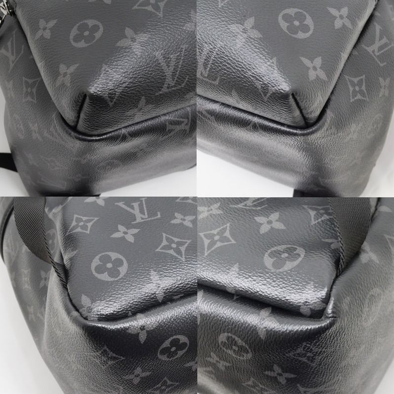 Louis Vuitton Monogram Eclipse Apollo Noir Black Backpack Bag — view 5
