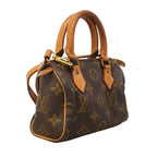 Louis Vuitton Handbag Monogram Mini Speedy Brown 2-Way — view 2