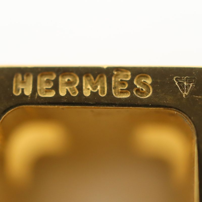 Hermes Top H Cube Pink Necklace Gold Color Accessories M176 — view 6