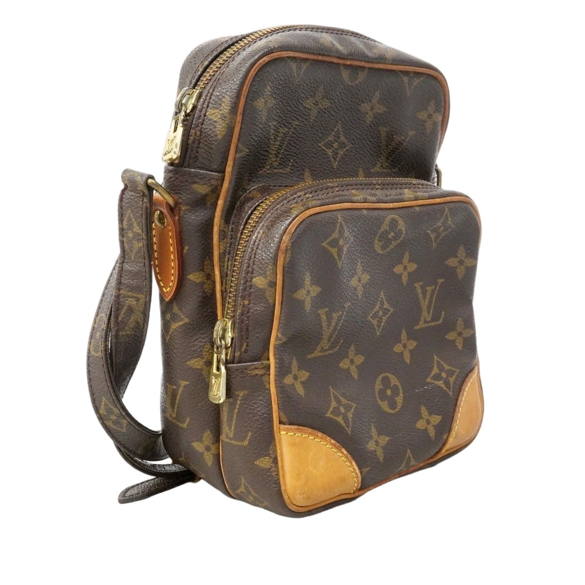 Louis Vuitton Shoulder Bag Monogram Amazon Brown — view 2