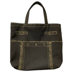 Yves Saint Laurent Rive Gauche Canvas Tote