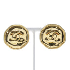 Chanel Coco Mark Vintage Gold Plated 95 P 25.5 g Earrings — view 2
