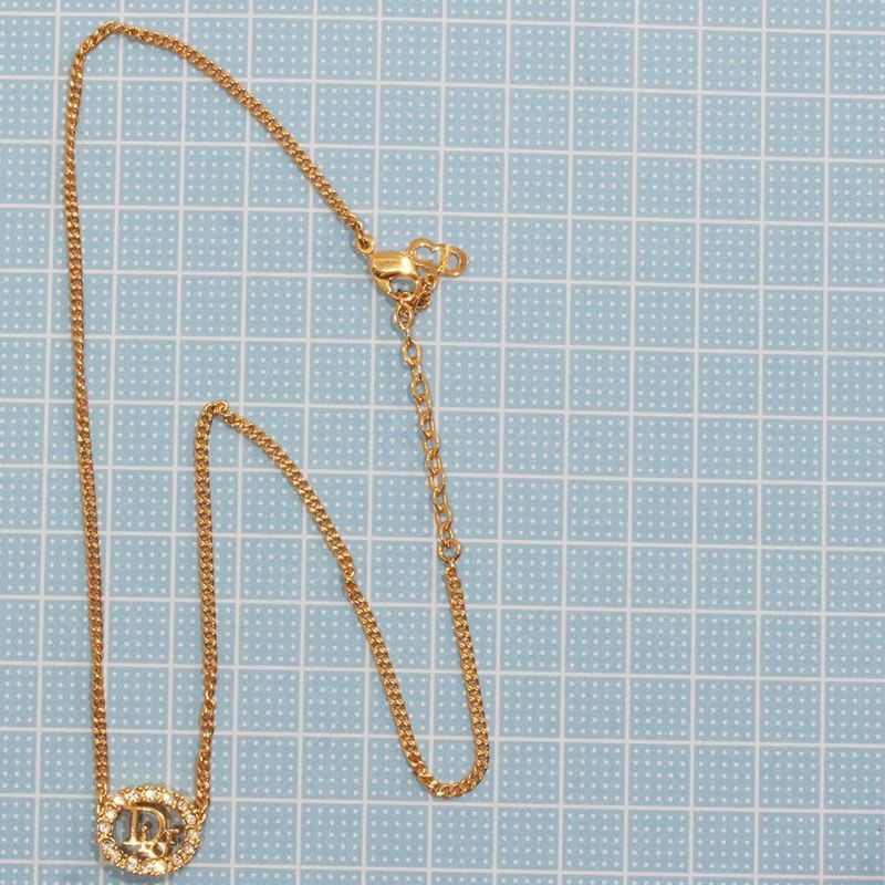 Christian Dior Necklace Zirconia GP D9504 — view 6