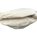 Bottega Veneta Handbag Double Knot Ivory White Silver Hardware — view 8