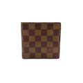 Louis Vuitton Portefeuille Marco Damier Ebene Brown Bifold Wallet