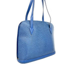 Louis Vuitton Shoulder Bag Epi Lussac Toledo Blue — view 2