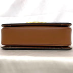 Celine Shoulder Bag White Brown Triomphe — view 6