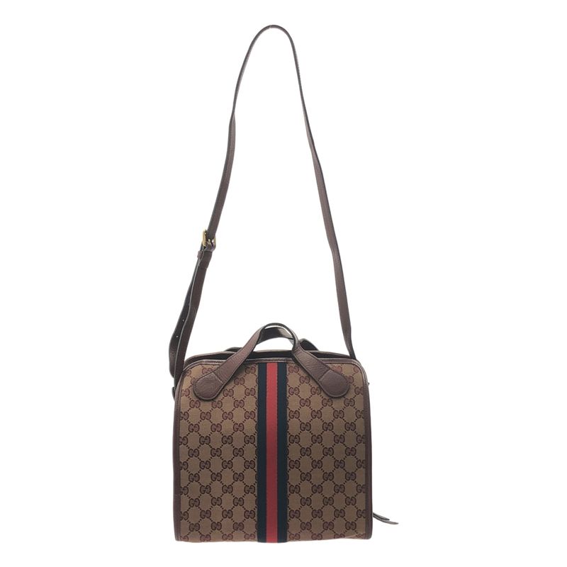 Gucci Ophidia GG Canvas Shoulder Bag Red — view 2