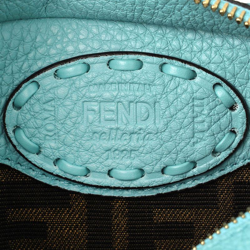 Fendi Handbag Rolled Mini Light Blue — view 8