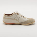Hermes Leather Sneakers 35 White and Beige — view 5