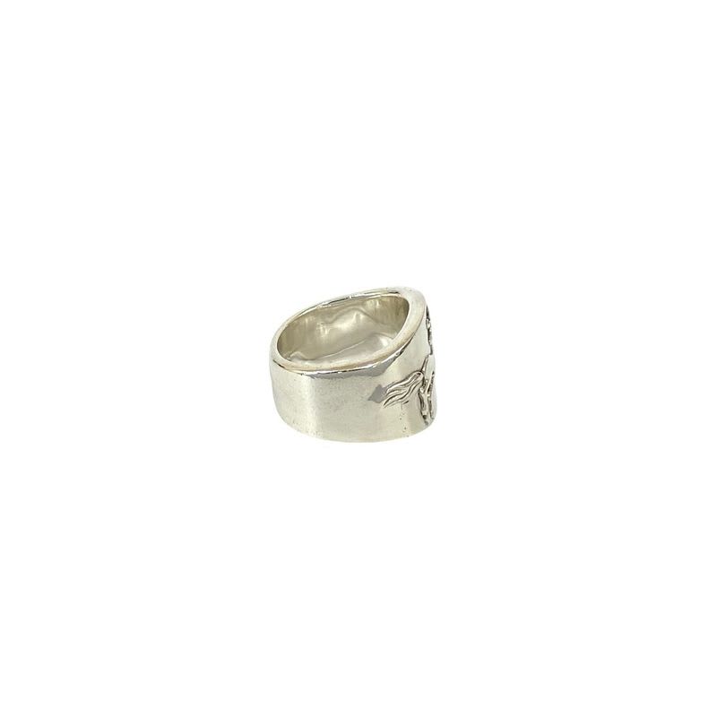 Hermes Cheval Horse Ring Silver 925 No 8 Accessory 11342 — view 6