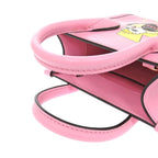 Gucci Bananya Collaboration Leather 2-way Handbag Pink 0727 — view 6