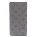 Louis Vuitton Portefeuille Plaza Monogram Shadow Leather Gray Long — view 2