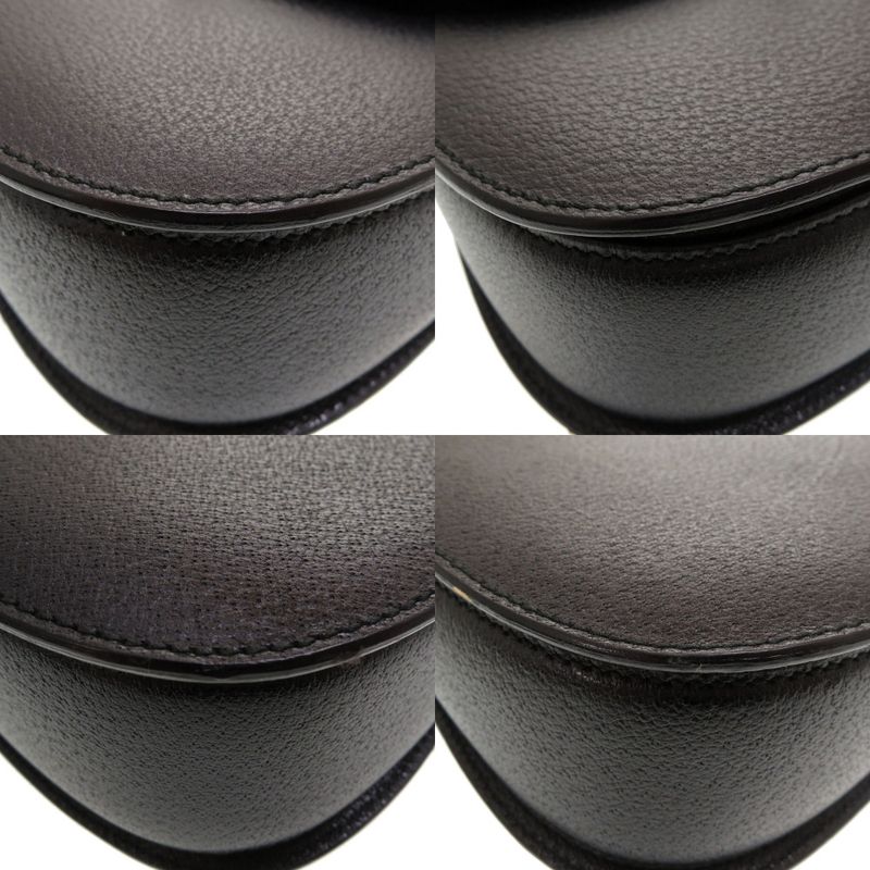 Gucci Bamboo Leather Black 000 2113 0633 Handbag 0187 — view 9