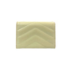 Saint Laurent Paris YSL Logo Leather Wallet White