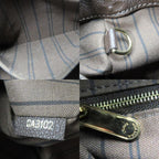 Louis Vuitton Shoulder Bag Artsy MM Monogram Empreinte Dark Brown — view 8