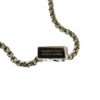 Louis Vuitton Beaded Bracelet Monogram Metal Silver — view 4
