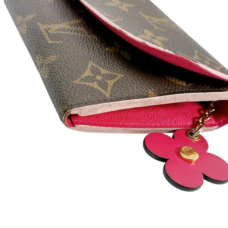 Louis Vuitton Monogram Portefeuille Emilie Long Wallet — view 5