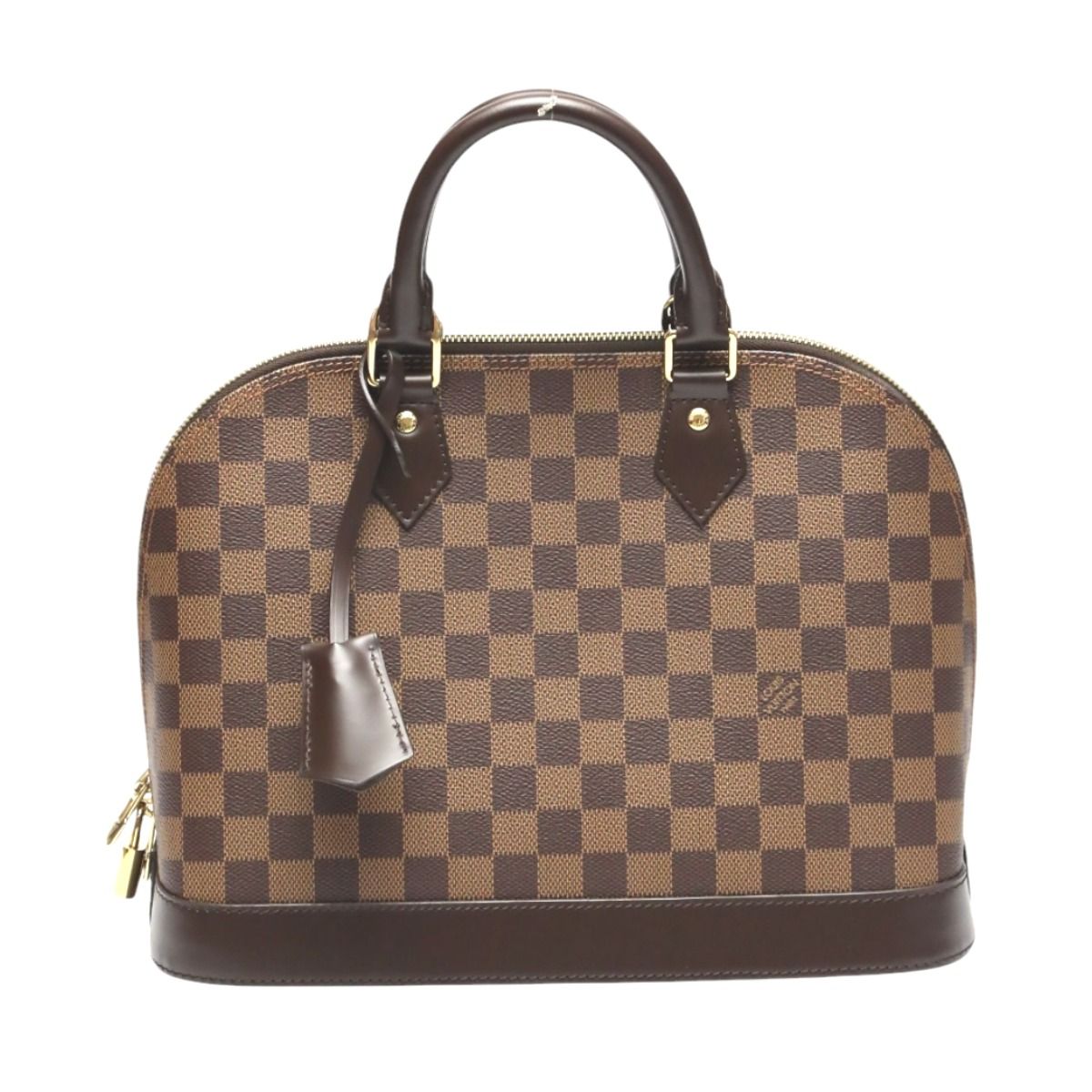 Louis Vuitton Damier 2-Way Alma PM Handbag Brown — view 2