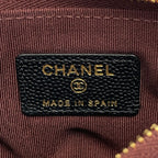 Chanel Quilted Classic Mini Pouch Black Caviar Leather — view 3