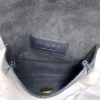 Christian Dior Chain Mini Pouch Black Saddle — view 7