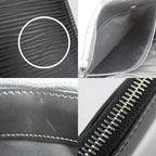 Louis Vuitton Coin Case Pochette Cles Epi Leather Noir Black Silver — view 7
