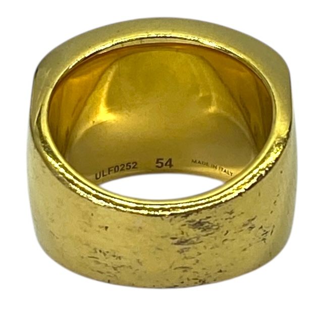 Celine Triomphe Ring Accessories Jewelry Logo GP Gold Size 54 — view 4