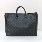 Louis Vuitton Grand Sac Monogram Eclipse Tote Bag Black Gray — view 3