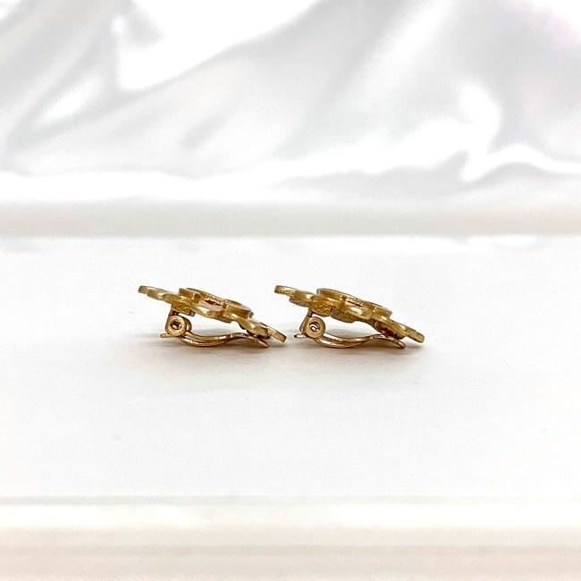 Chanel Earrings Gold Coco Mark GP — view 4