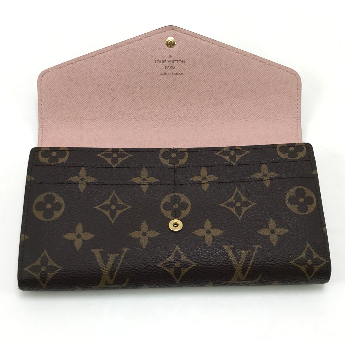 Louis Vuitton Bi-Fold Long Wallet Monogram Portefeuille Sarah — view 7