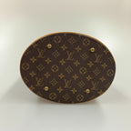 Louis Vuitton Monogram Bucket GM Shoulder Bag Brown — view 4
