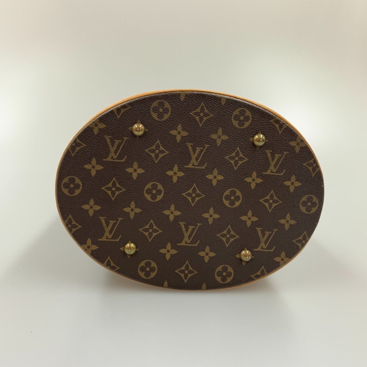 Louis Vuitton Monogram Bucket GM Shoulder Bag Brown — view 4