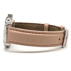 Bvlgari Solo Tempo St29 S Quartz Date Pink Dial Leather Watch Stuck — view 5